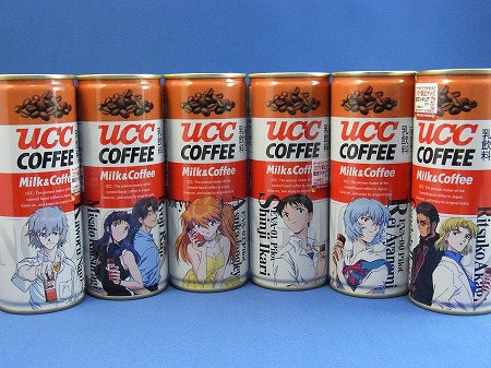 エヴァグッズ No.66～71 UCC エヴァ缶 『ヱヴァンゲリヲン新劇場版：序 