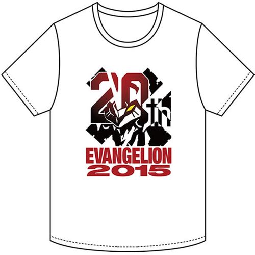 エヴァンゲリオン20周年記念ロゴTシャツ